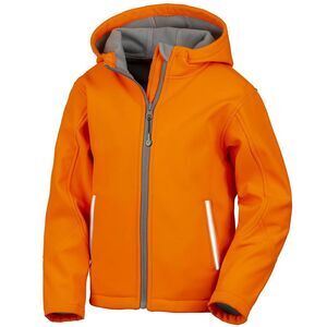 Result Core Childrens/Kids TX Performance  Soft Shell Jacket / Neon Orange